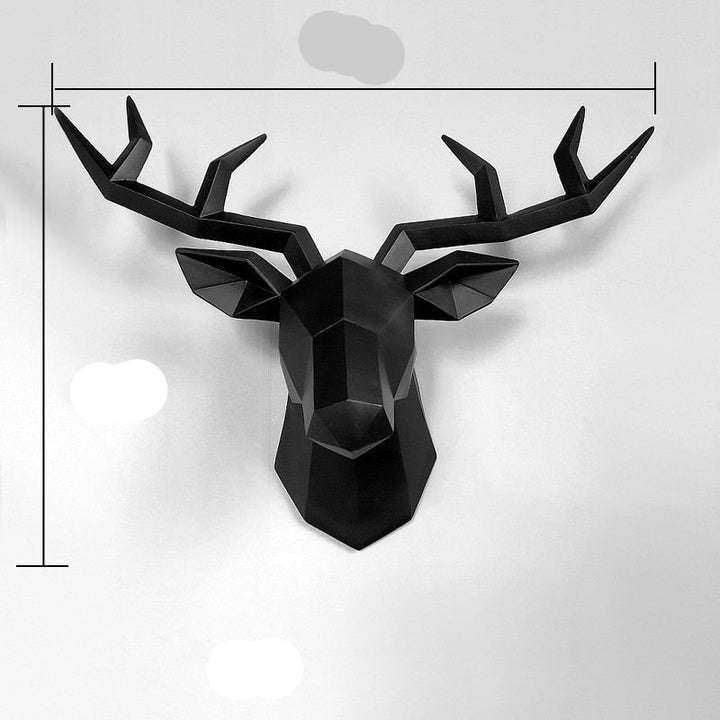 3D-Hjortfigur i modern design och unik form