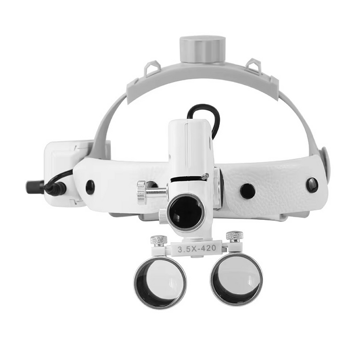 Sandsberg | ProVision LED-Huvudlampa | 5W ljus med 3,5X förstoring | Vit