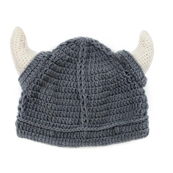 Handgjord stickad vikingmössa | Karnz