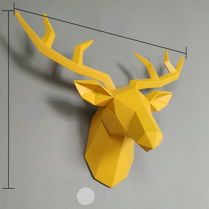 3D-Hjortfigur i modern design och unik form