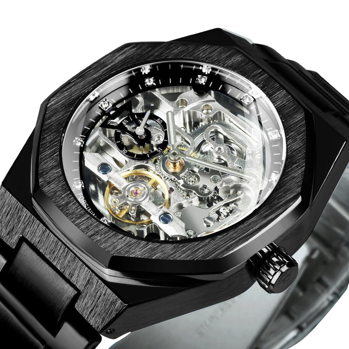 Karnz | Royale Skeleton Mekanisk Herrklocka
