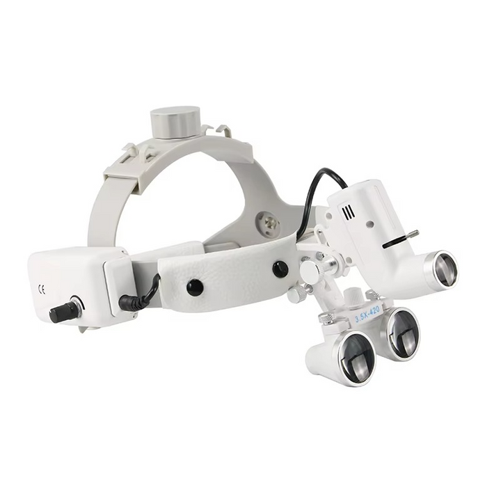 Sandsberg | ProVision LED-Huvudlampa | 5W ljus med 3,5X förstoring | Vit