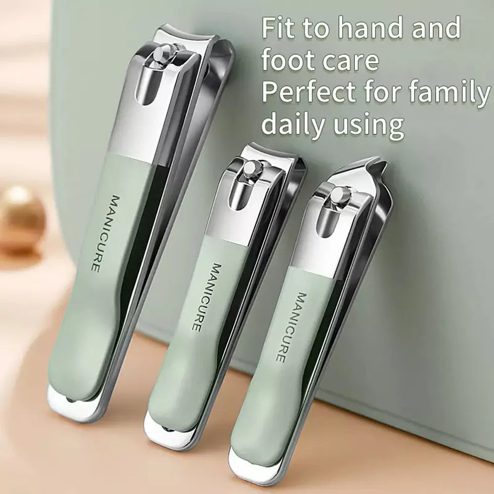 LuxNails | Professionellt Set för Manikyr och Pedikyr i Rostfritt Stål | Bärbart &amp; Multifunktionellt | Lyxig Förvaringsbox