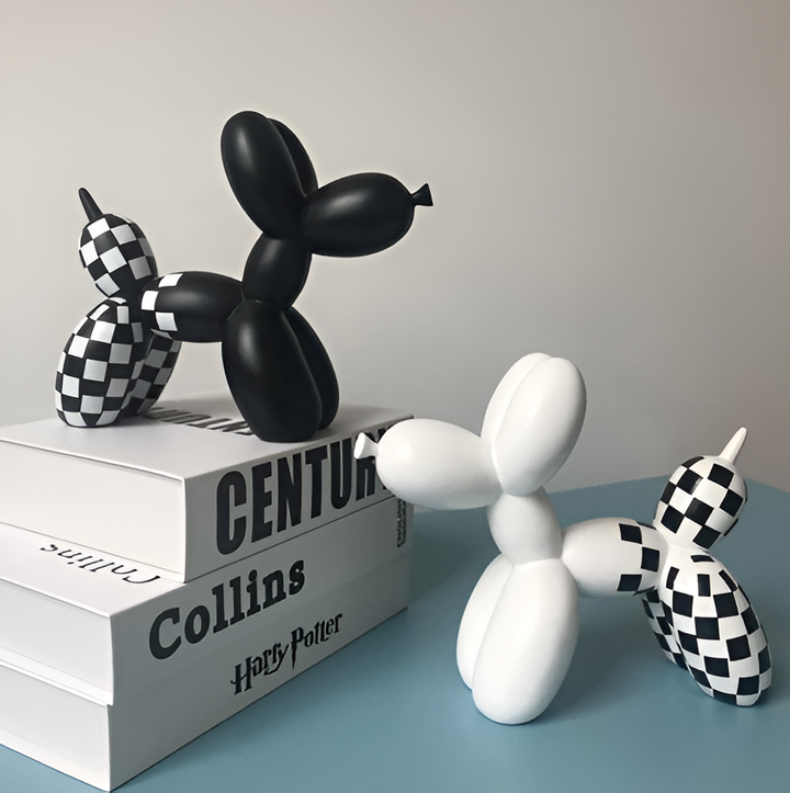 Ballonghund-Konst – Kreativ Ballonghund-Design för Heminredning