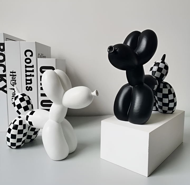 Ballonghund-Konst – Kreativ Ballonghund-Design för Heminredning