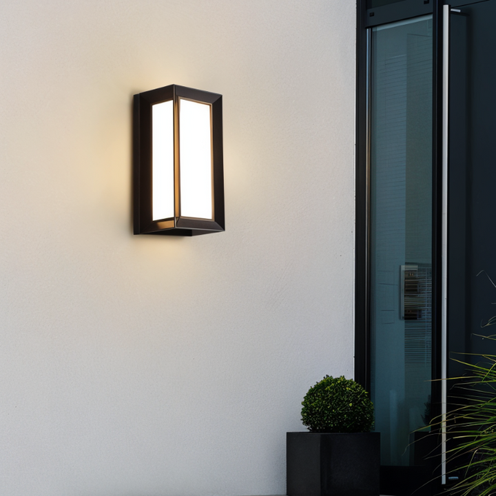 Vattentät utomhus-LED-vägglampa med rörelsesensor