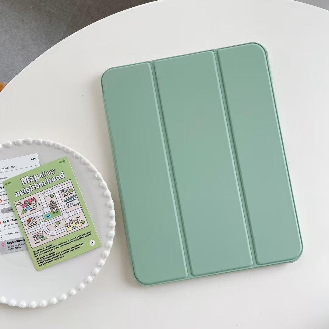 Origami Fällbart iPad-fodral – Slim Magnetiskt Smart Case