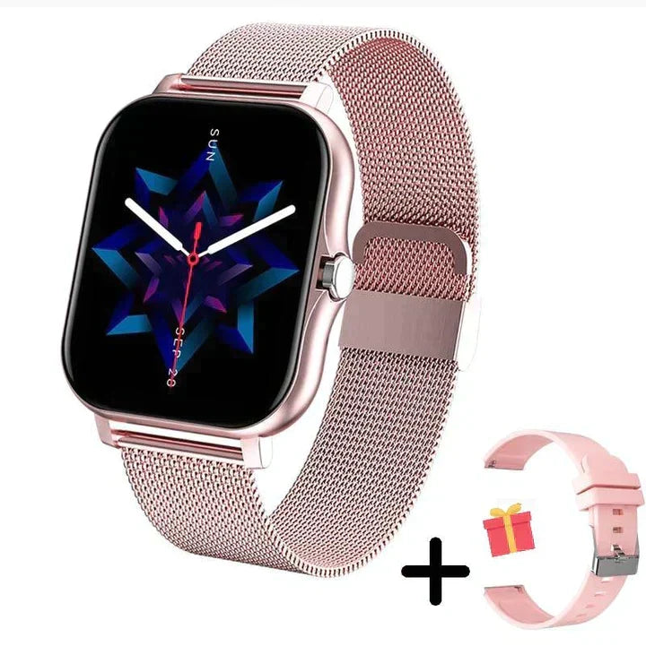 Smartwatch 1,83 Tum – Fitnessklocka med hälsofunktioner och Bluetooth-samtalsfunktion