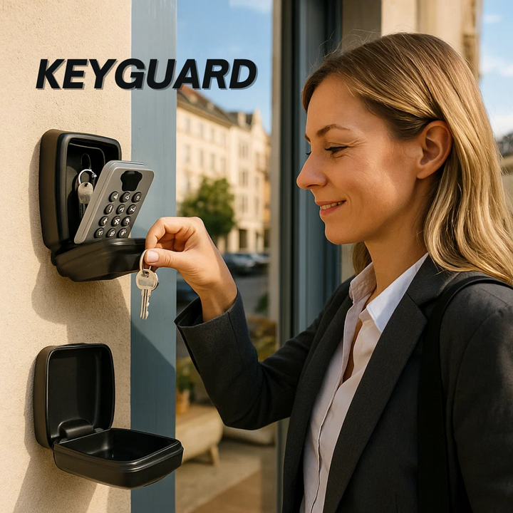 KeyGuard Utomhussäkerhet – Väderbeständig Vägghängd Nyckelbox | Karnz