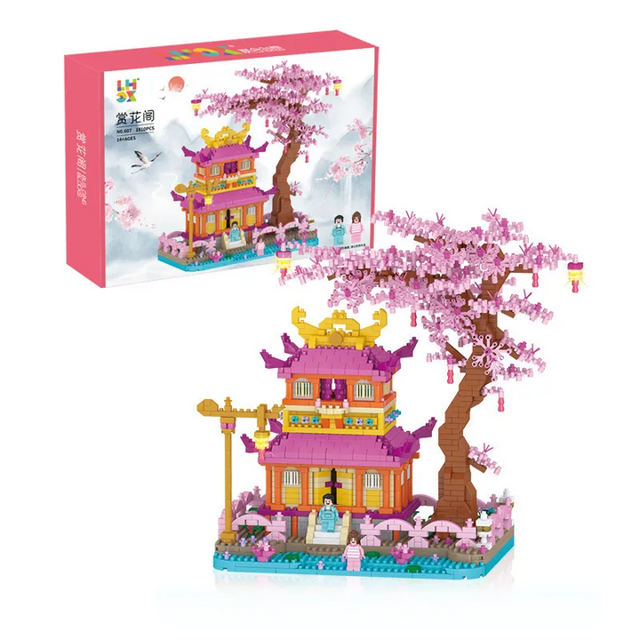 Karnz | Sakura Körsbärsblomsträdhus Nano-byggsats