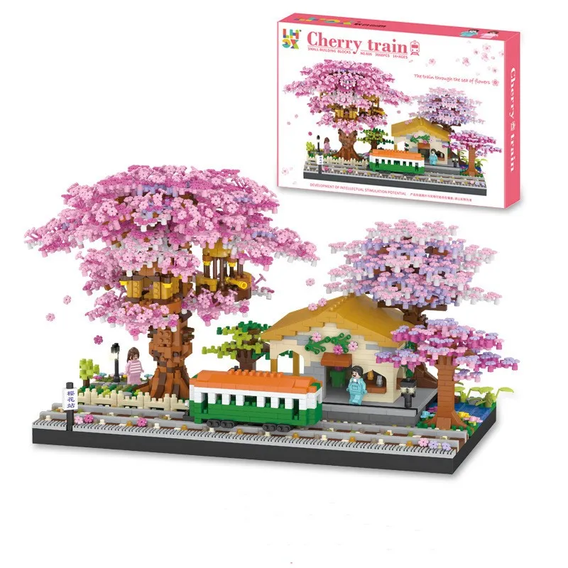 Karnz | Sakura Körsbärsblomsträdhus Nano-byggsats