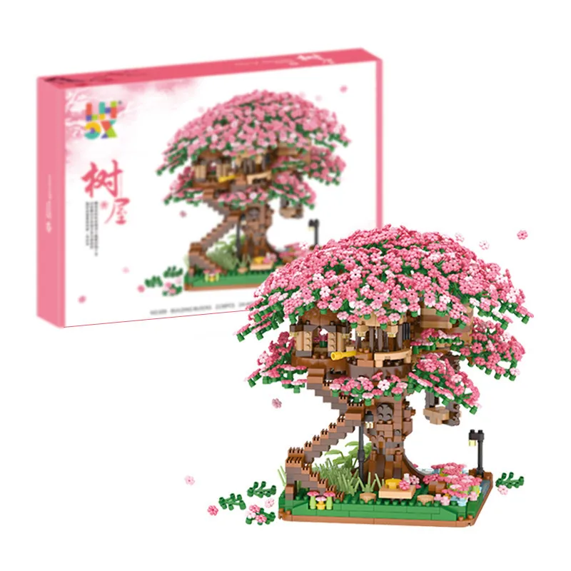 Karnz | Sakura Körsbärsblomsträdhus Nano-byggsats