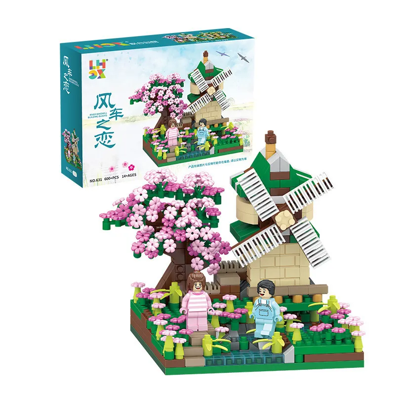 Karnz | Sakura Körsbärsblomsträdhus Nano-byggsats