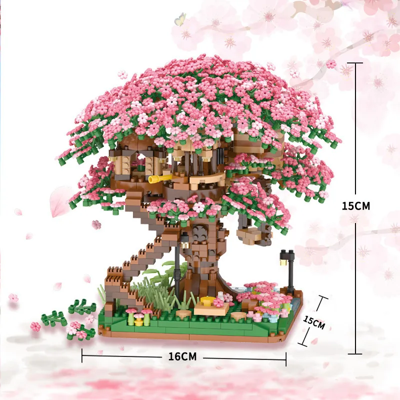 Karnz | Sakura Körsbärsblomsträdhus Nano-byggsats