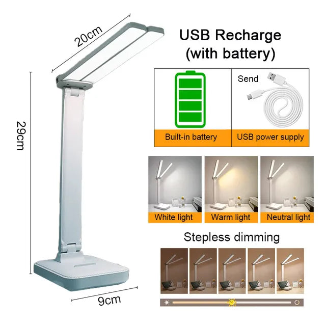 Dimbar LED-skrivbordslampa