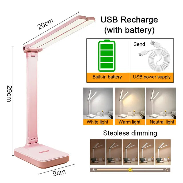 Dimbar LED-skrivbordslampa