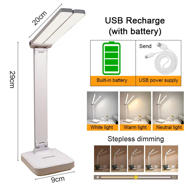 Dimbar LED-skrivbordslampa