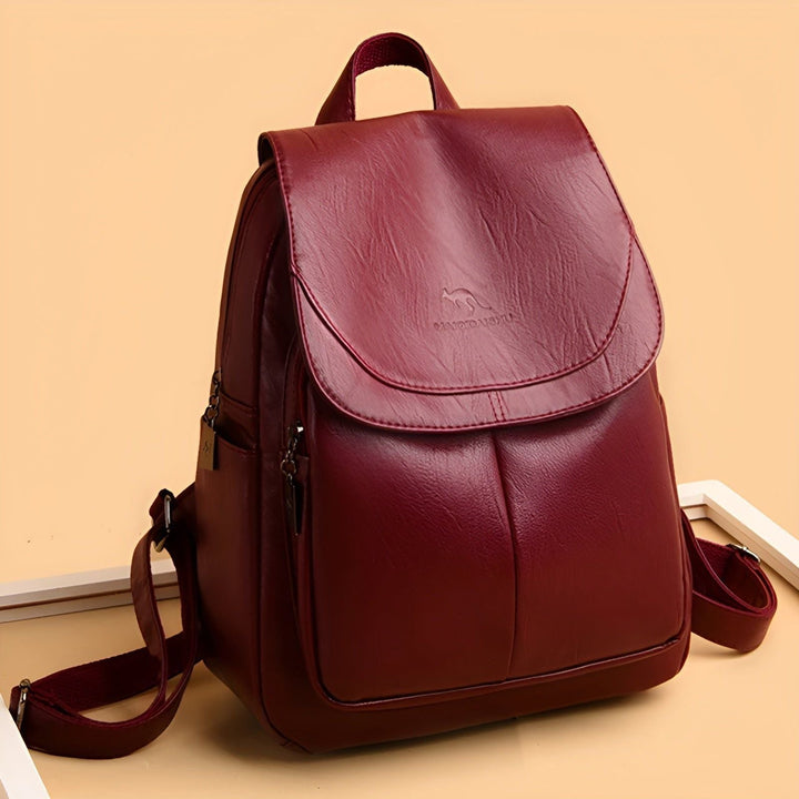 Damskinn Rucksack – Elegant och Praktisk | Perfekt för vardagen och kontoret | Karnz