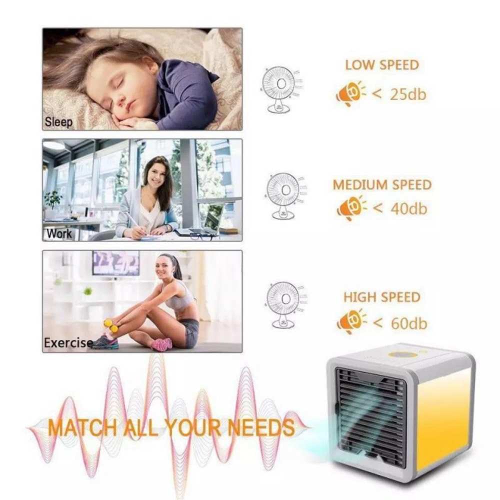 Frost Air Liten Bärbar Luftkonditionering Mini Luftkylare AC 550ml Vattentank | Karnz