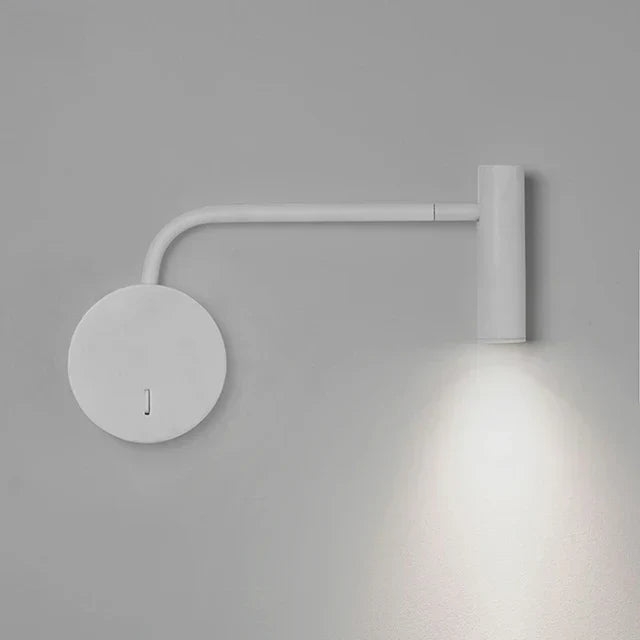 Svängbar LED Vägglampa – Modern Lampa för Läsning i Sovrum | Karnz
