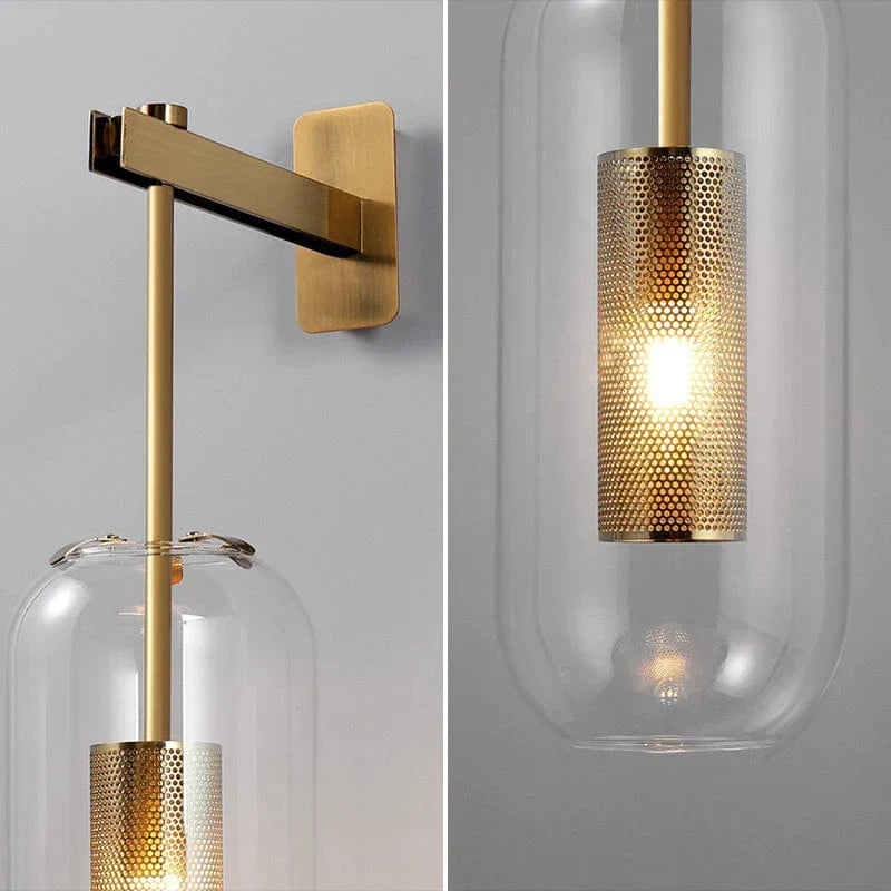 Neith Glas Vägglampa | Karnz