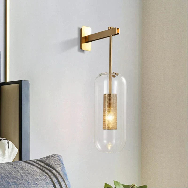 Neith Glas Vägglampa | Karnz