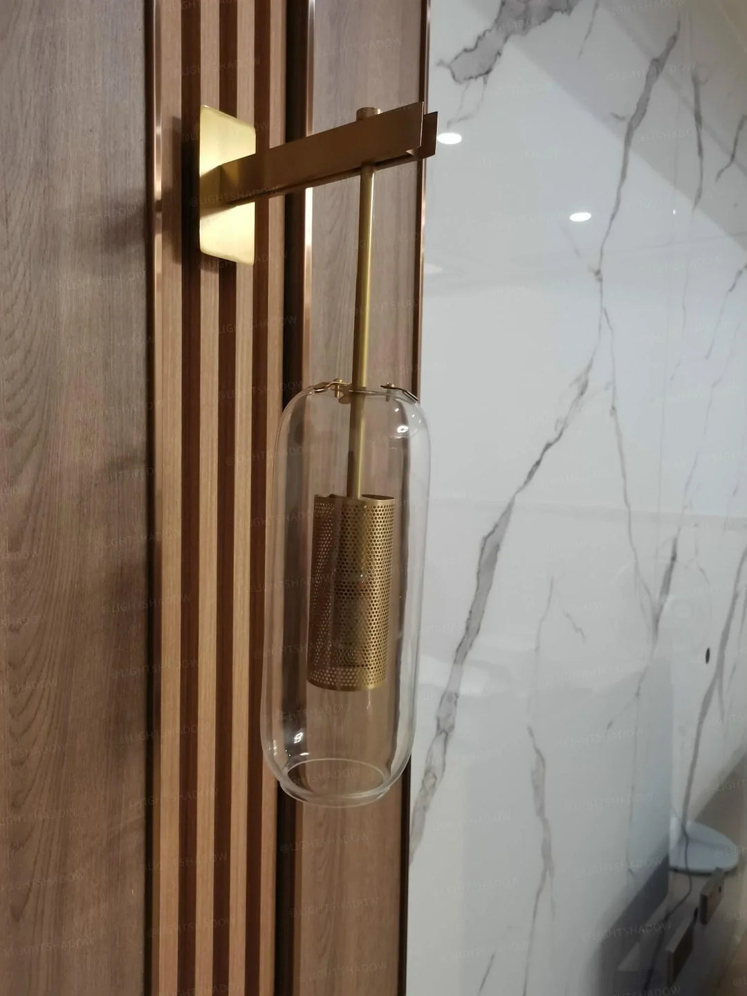 Neith Glas Vägglampa | Karnz