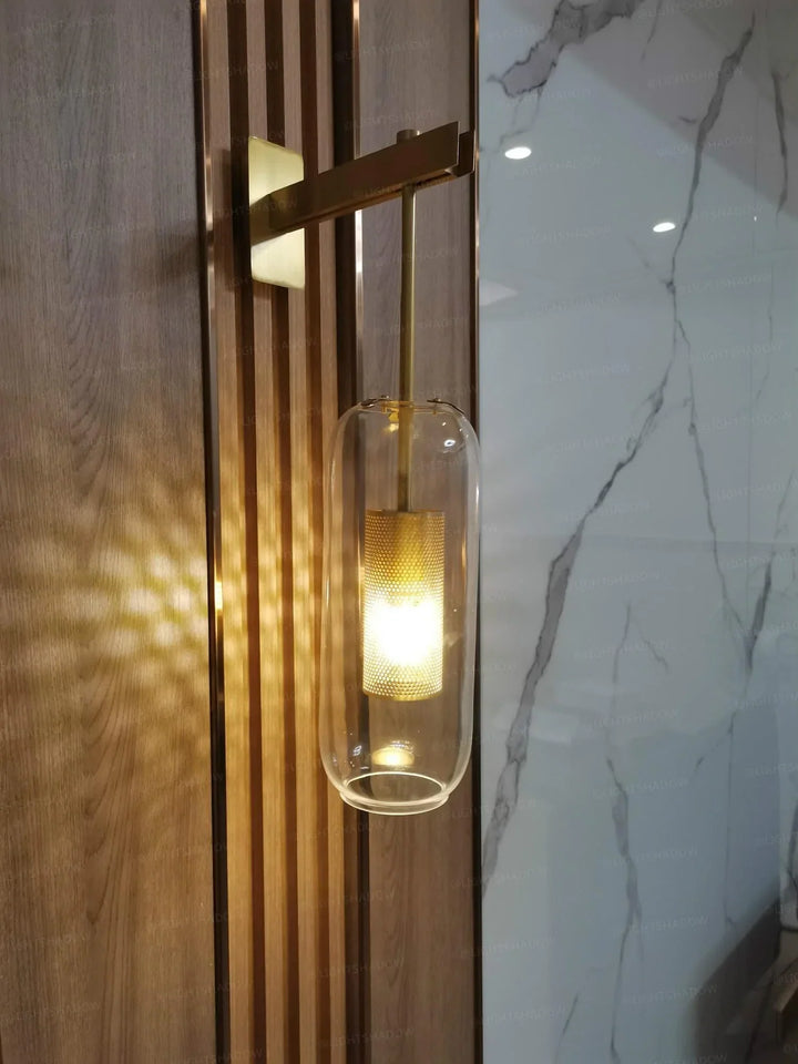 Neith Glas Vägglampa | Karnz