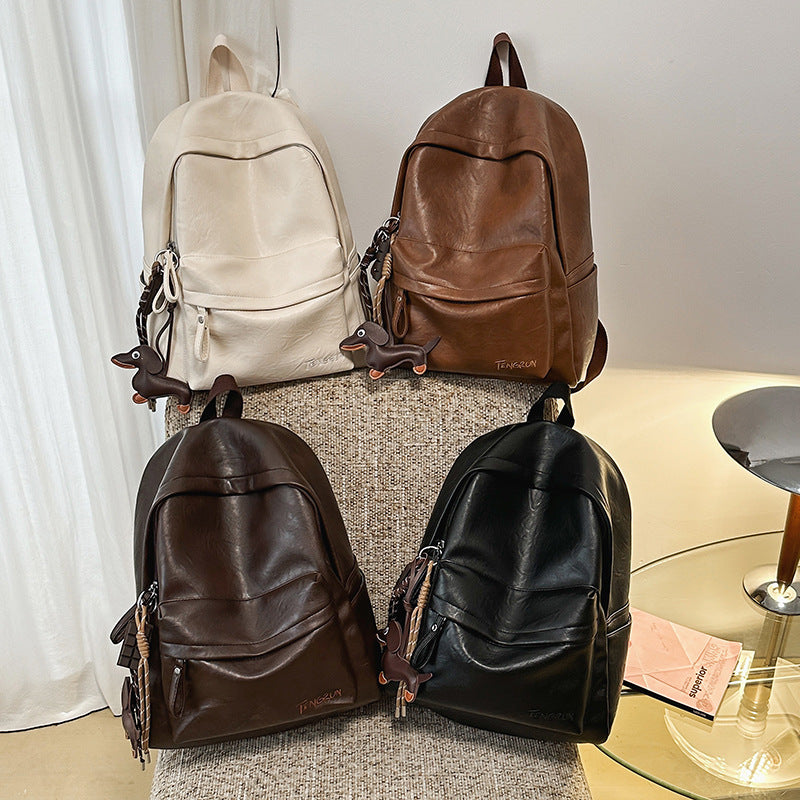 Läder Rucksack Karnz