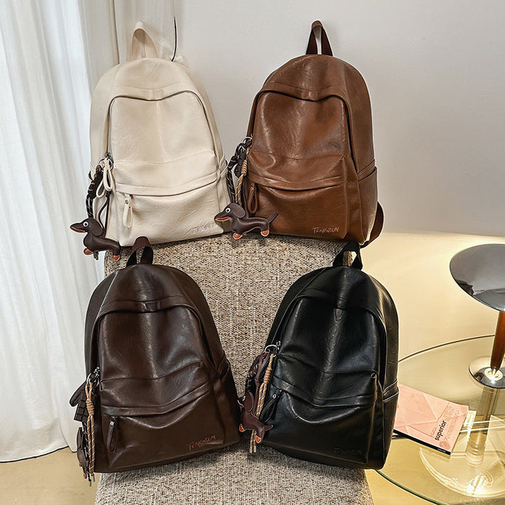 Läder Rucksack Karnz