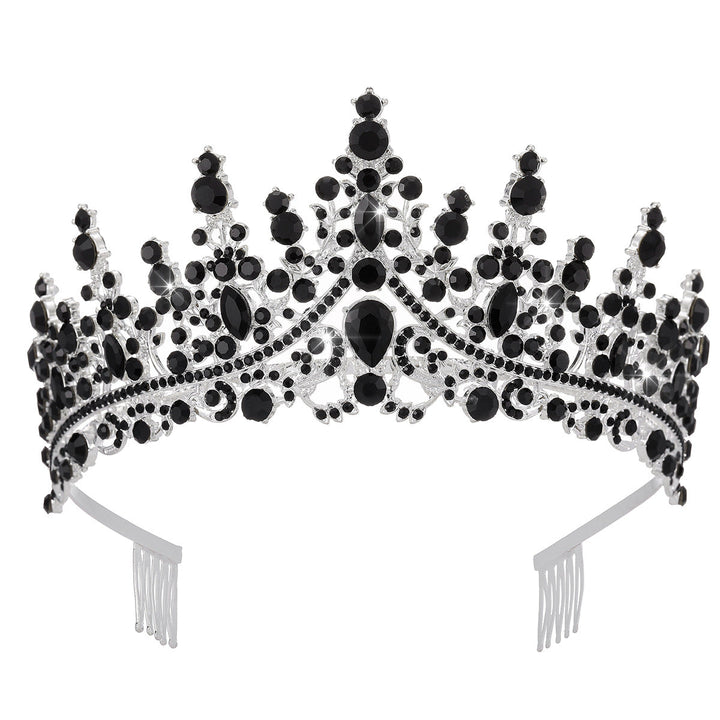 Damen Strass Tiara med glittrande ädelstenar Karnz