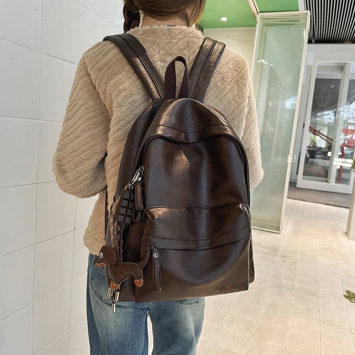 Läder Rucksack Karnz