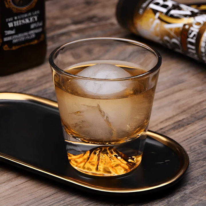 Whiskyglas med Fuji-motiv – Elegant set för kännare