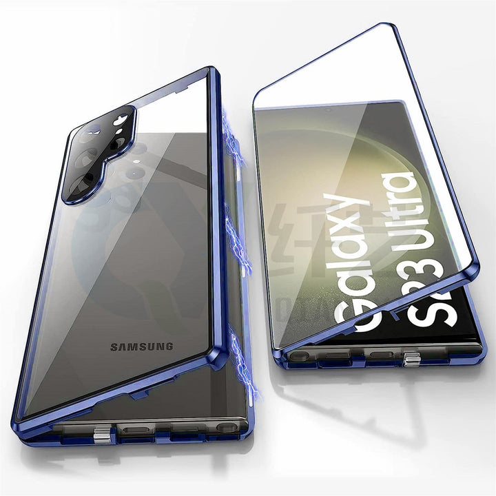 Sandsberg | Magnetisk Samsung-Glashölje | Dubbelsidigt Härdat Glas