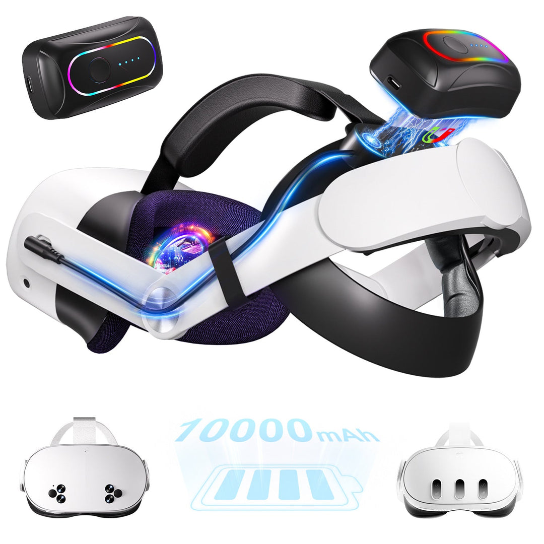 VR-Headset med högpresterande batteri Karnz
