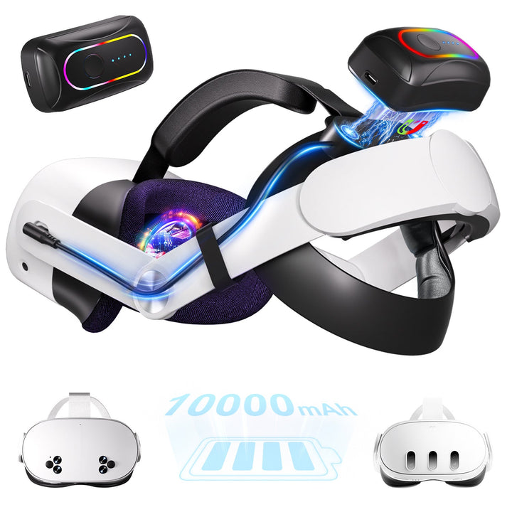 VR-Headset med högpresterande batteri Karnz