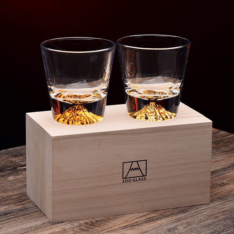 Japanska Mount Fuji Whiskyglas-set | Karnz