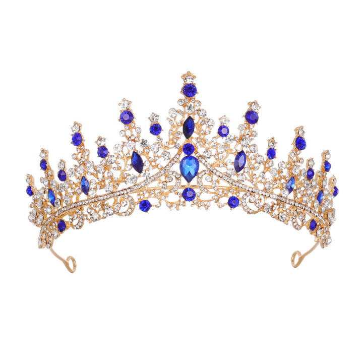 Damen Strass Tiara med glittrande ädelstenar Karnz