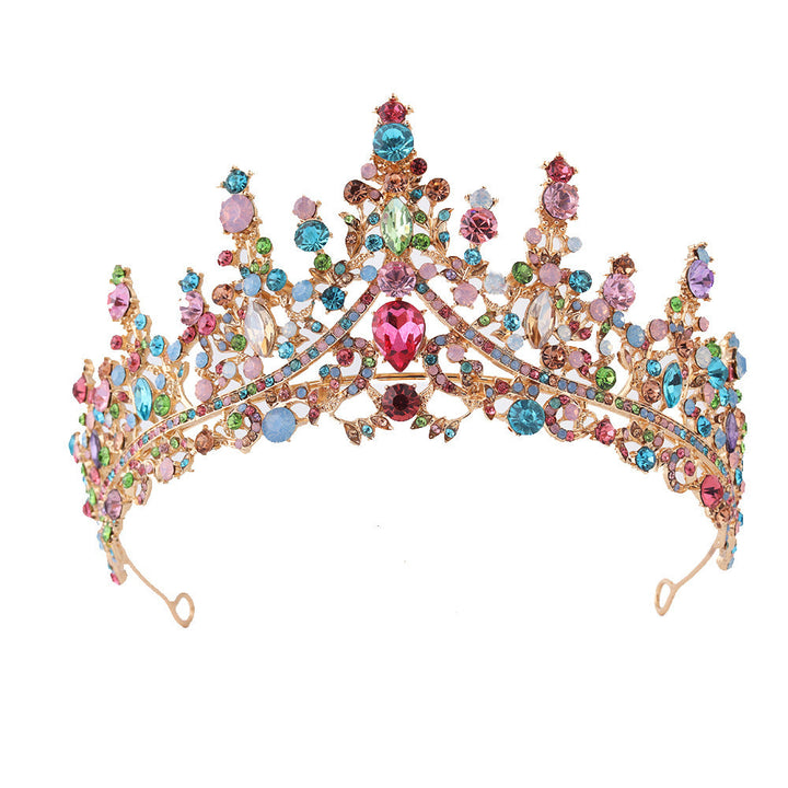 Damen Strass Tiara med glittrande ädelstenar Karnz
