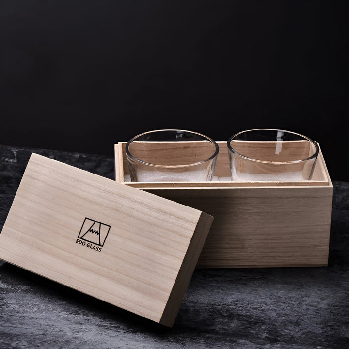 Whiskyglas med Fuji-motiv – Elegant set för kännare