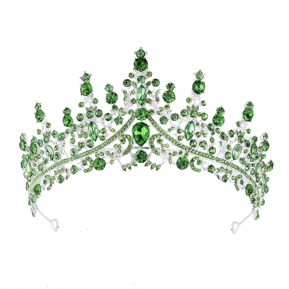 Damen Strass Tiara med glittrande ädelstenar Karnz