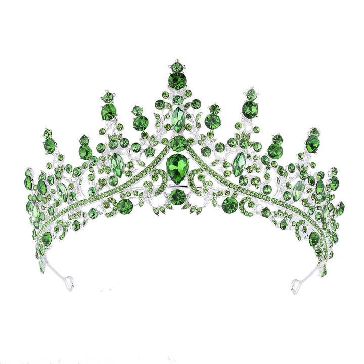 Damen Strass Tiara med glittrande ädelstenar Karnz