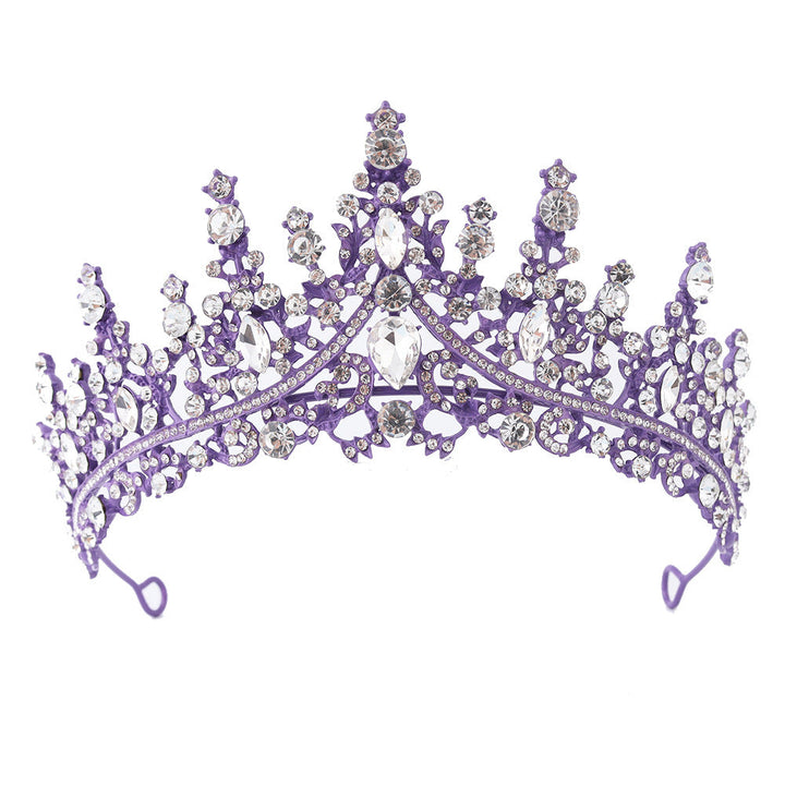 Damen Strass Tiara med glittrande ädelstenar Karnz