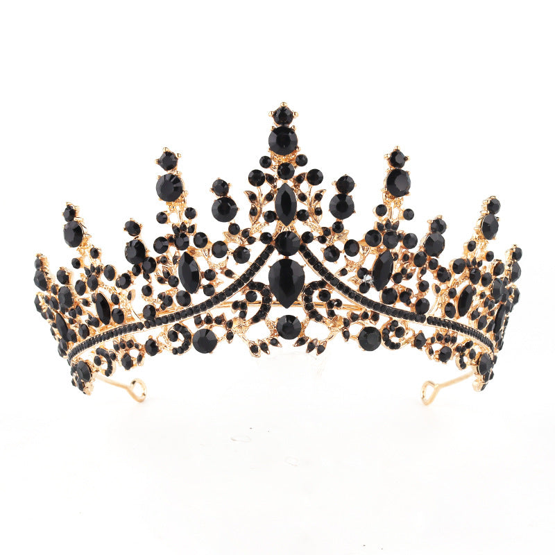 Damen Strass Tiara med glittrande ädelstenar Karnz