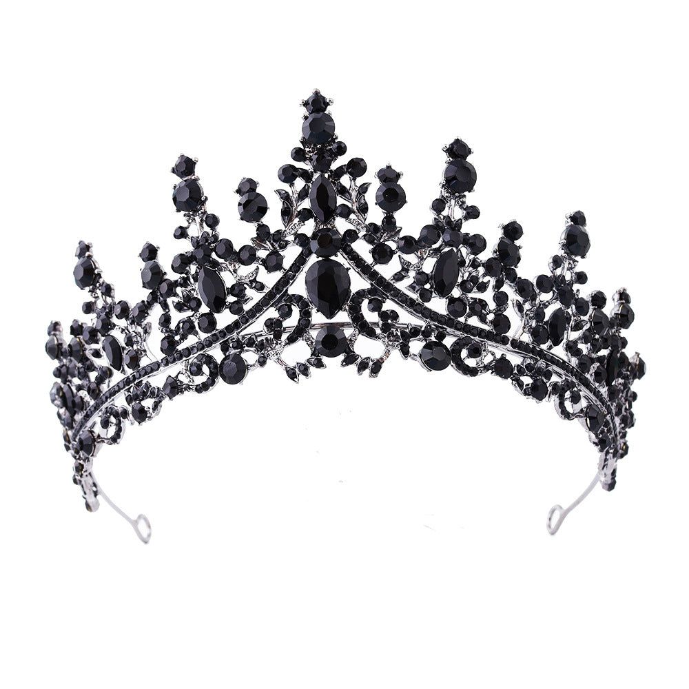 Damen Strass Tiara med glittrande ädelstenar Karnz