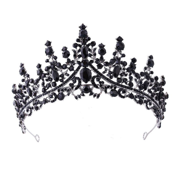 Damen Strass Tiara med glittrande ädelstenar Karnz