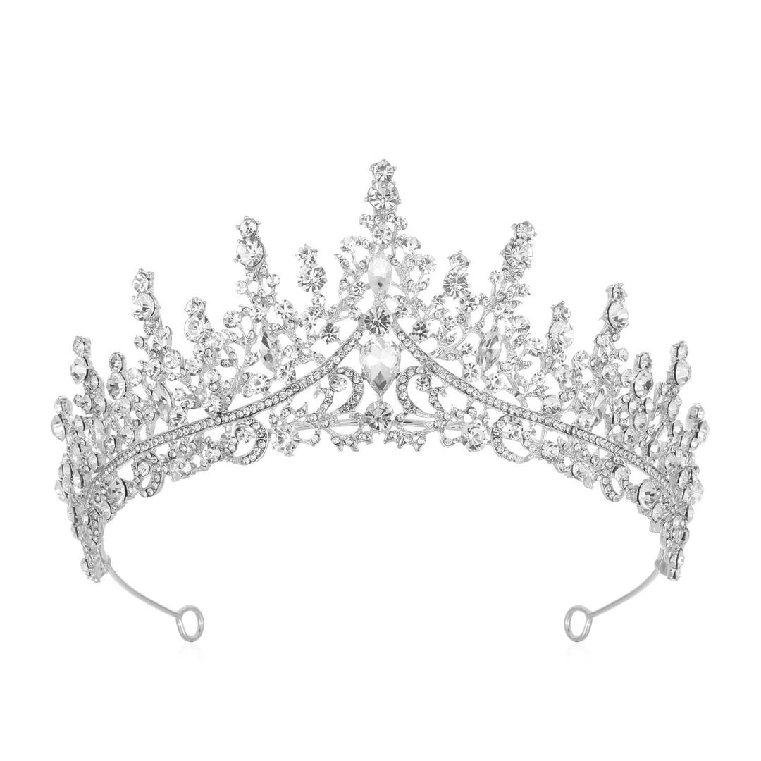 Damen Strass Tiara med glittrande ädelstenar Karnz