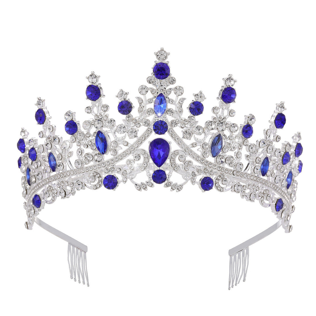 Damen Strass Tiara med glittrande ädelstenar Karnz