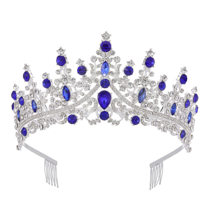 Damen Strass Tiara med glittrande ädelstenar Karnz