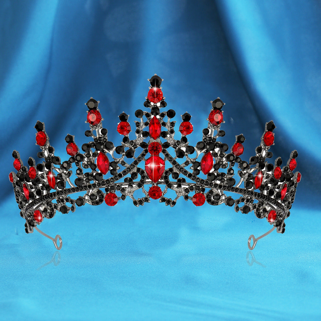 Damen Strass Tiara med glittrande ädelstenar Karnz